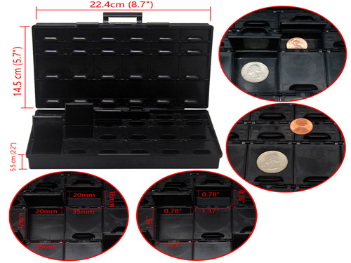 8pcs AideTek BOXALL48 ESD Anti-statics Enclosure for surface mount components