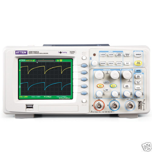 ATTEN 100Mhz Oscilloscope 1G sample rate ADS1102CA