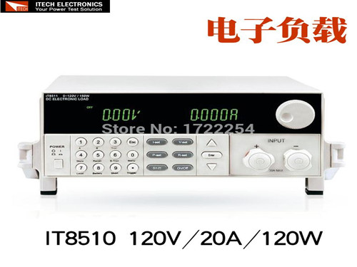 ITECH IT8510 Programmable DC Electronic Load 120V 20A 120W Load High-accuracy